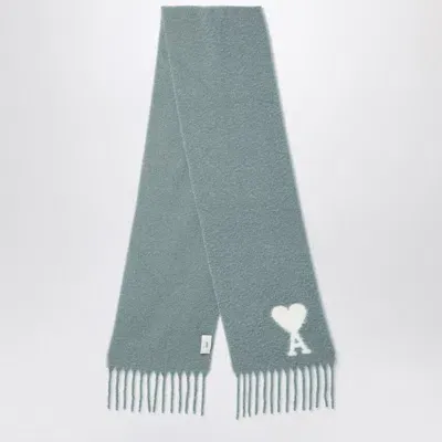 Ami Alexandre Mattiussi Ami Paris Adc Oversize Scarf In Green