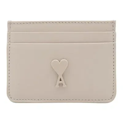 Ami Alexandre Mattiussi Ami Paris Ami De Coeur Card Holder In White