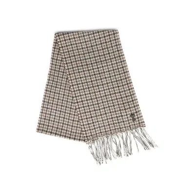 Ami Alexandre Mattiussi Ami De Coeur Houndstooth Scarf In Multi