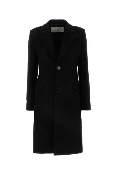 Ami Alexandre Mattiussi Ami Paris Coats In Black