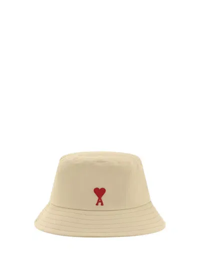 Ami Alexandre Mattiussi Ami Paris Hat In Beige