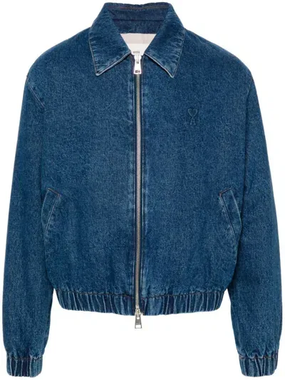 Ami Alexandre Mattiussi Ami Paris Jacket In Blue