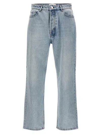 Ami Alexandre Mattiussi Ami Paris Loose Fit Jeans In Blue