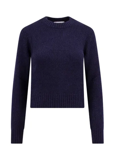 Ami Alexandre Mattiussi Pullover Ami Paris Damen Farbe Blau In Blue