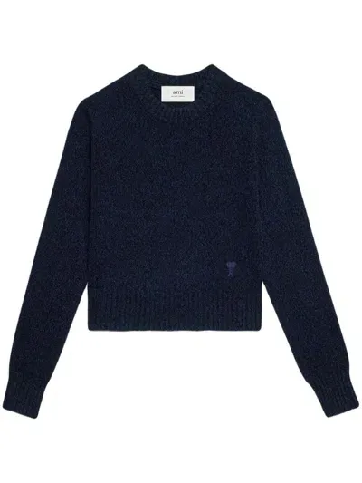 Ami Alexandre Mattiussi Ami Paris Sweaters In Blue