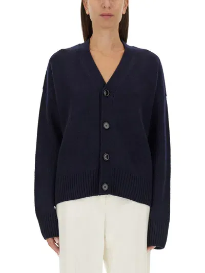 Ami Alexandre Mattiussi Ami Paris Wool Jersey. In Blau