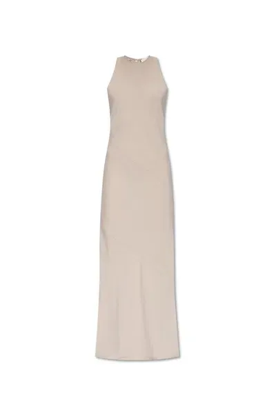 Ami Alexandre Mattiussi Ami Sleeveless Maxi Dress In Grey