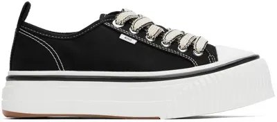 Ami Alexandre Mattiussi Black Low Top Ami 1980 Sneakers In Black/001