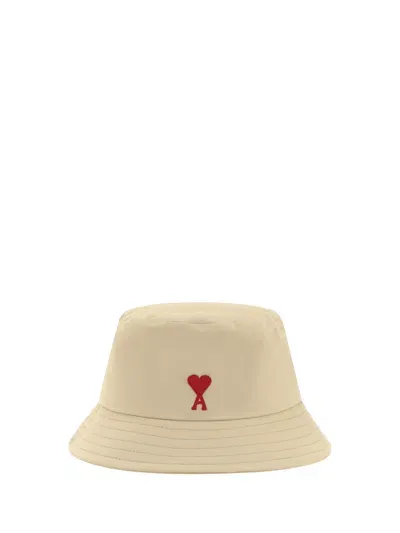 Ami Alexandre Mattiussi Bucket Hat In Sand