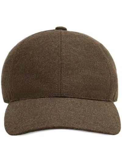 Ami Alexandre Mattiussi Cappello Con Visiera In Camel