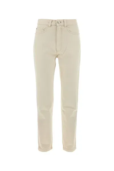 Ami Alexandre Mattiussi Ivory Denim Jeans In White