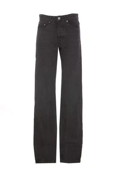 Ami Alexandre Mattiussi Classic Fit Jeans In Black