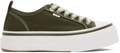 Ami Alexandre Mattiussi Khaki Ami 1980 Sneakers In Olive Fonce/364