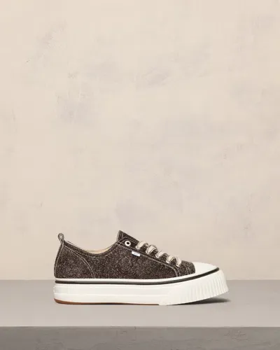 Ami Alexandre Mattiussi Low Top Ami Sn1980 Sneakers Brown In Dark Coffee