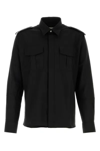 Ami Alexandre Mattiussi Military Shirt In Black