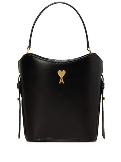 Ami Alexandre Mattiussi Paris Paris Bucket Bag Black