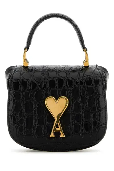 Ami Alexandre Mattiussi Nano Paris Paris Bag In Black