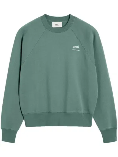 Ami Alexandre Mattiussi Organic-cotton Sweatshirt In Antique Clay