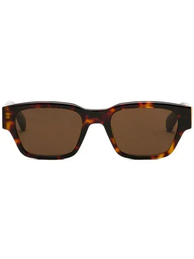 Ami Alexandre Mattiussi Square-frame Sunglasses In Brown