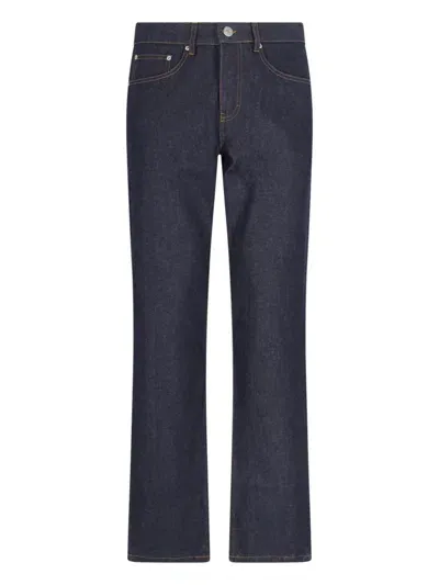 Ami Alexandre Mattiussi Straight Jeans In Blue