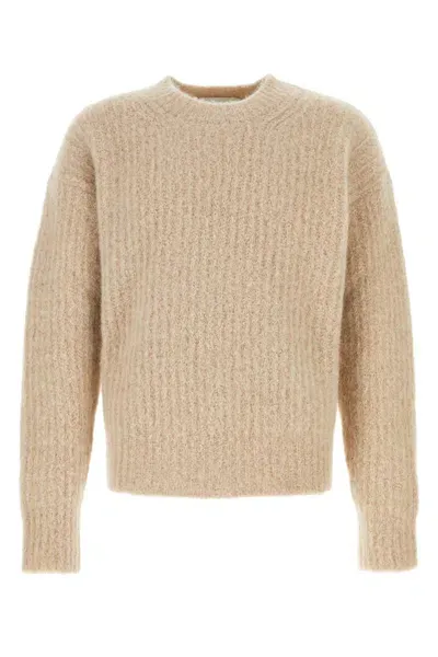 Ami Alexandre Mattiussi Sweaters In Beige