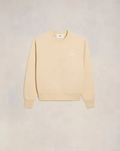 Ami Alexandre Mattiussi Sweatshirt In Yellow