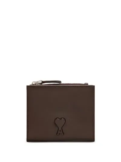 Ami Alexandre Mattiussi Voulez-vous Folded Wallet In 褐色