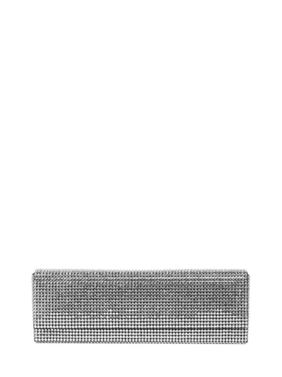 Amina Muaddi Paloma Crystal-embellished Clutch In Multi