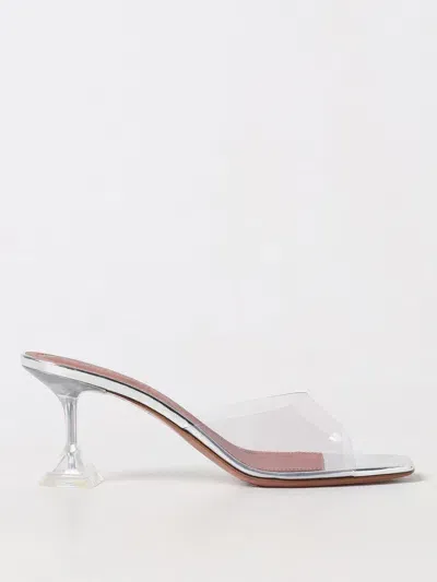 Amina Muaddi Shoes  Woman Color Transparent In Durchsichtig