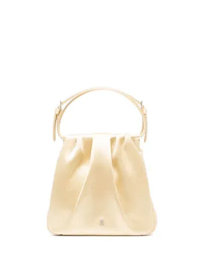 Amina Muaddi Vittoria Crystal Mini Bag In Neutrals