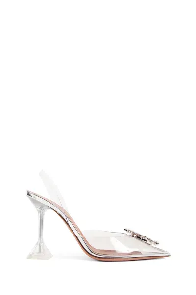 Amina Muaddi Woman Colorless Pumps