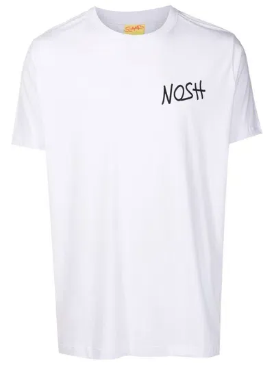 Amir Slama Nosh-print T-shirt In White