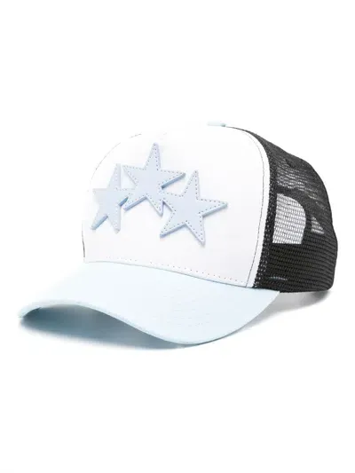 Amiri 3 Star Trucker Hat In Blue