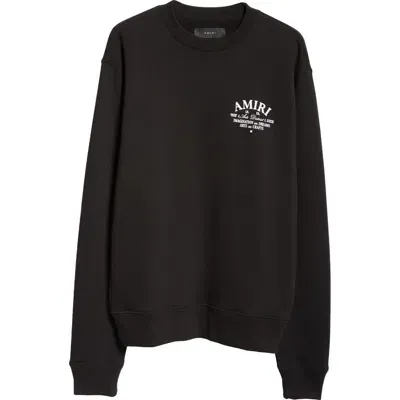 Amiri Arts District Sweatshirt In Black