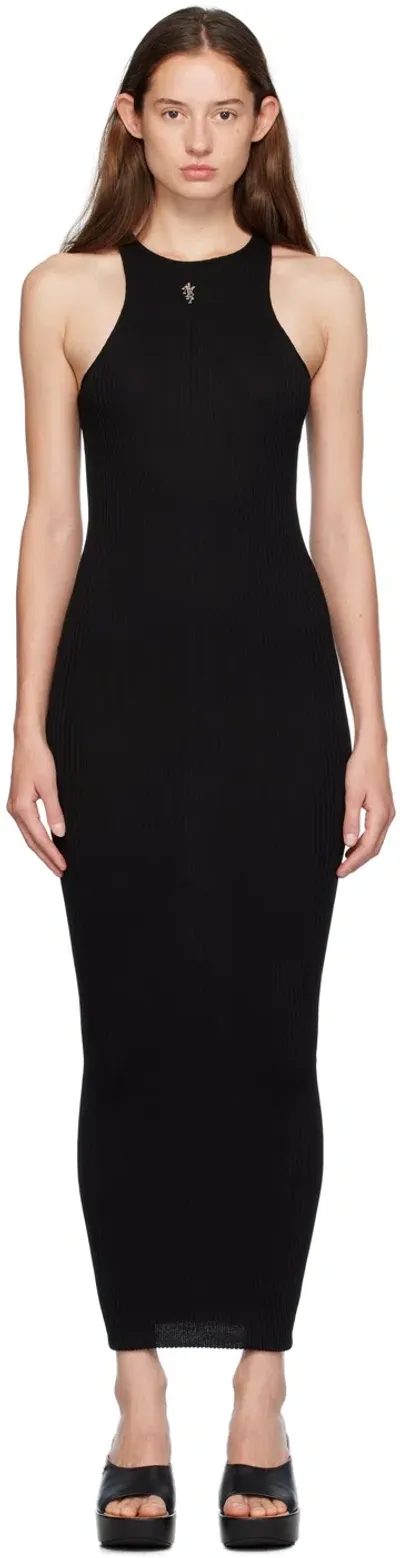 Amiri Black '' Stacked Maxi Dress