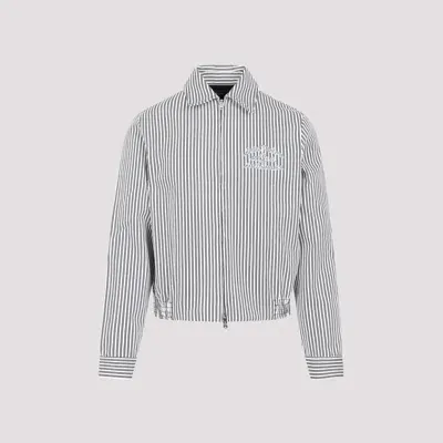 Amiri Motors Cotton Shirt Jacket In White