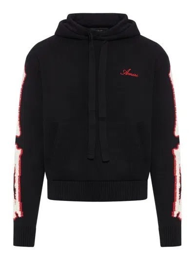 Amiri Bones Hoodie In Black