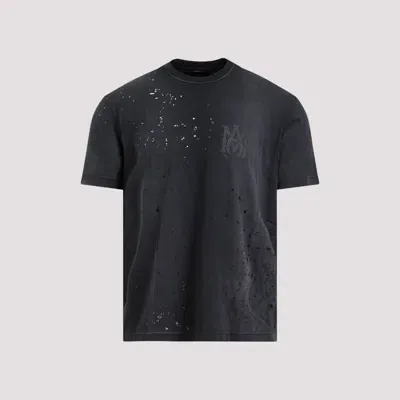 Amiri Ma Logo Shotgun T-shirt In Black