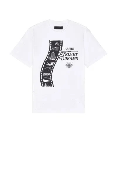 Amiri Film Shotgun Tee In White