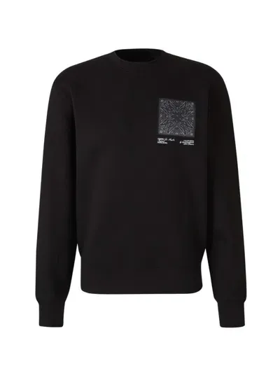 Amiri Graphic Printed Crewneck Sweatshirt In Black