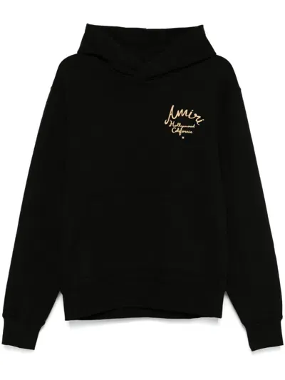 Amiri Hollywood Hoodie In Black