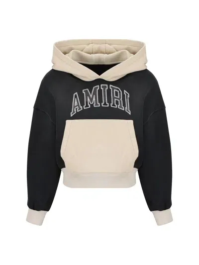 Amiri Hoodie In Aged Black