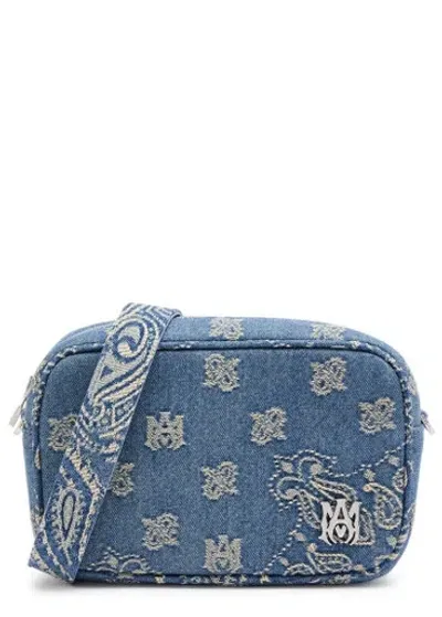 Amiri Jacquard Denim Camera Bag