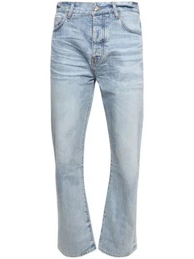 Amiri Japanese Selvedge Straight Jeans In Blue