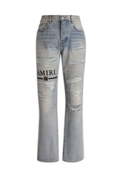 Amiri Distressed Straight In Blue