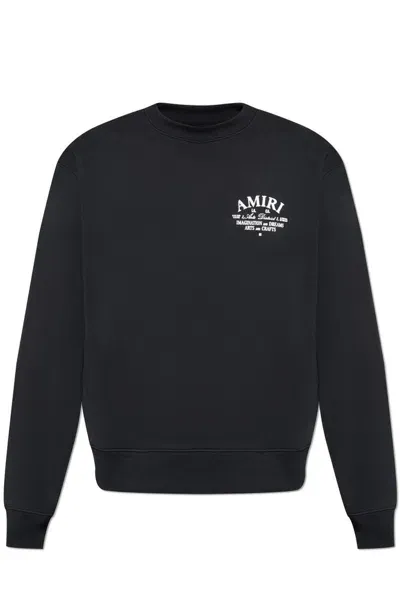 Amiri Logo-print Sweatshirt In Black