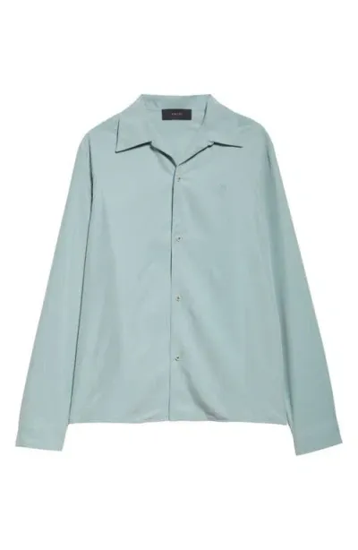 Amiri Ma Long Sleeve Button-up Shirt In Dusty Blue