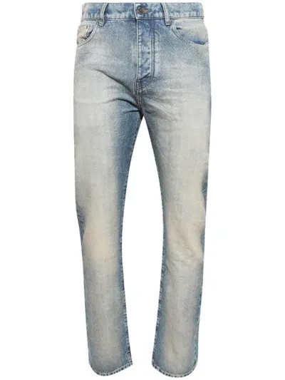 Amiri Ma Quad Cuff Straight Jean In Blue