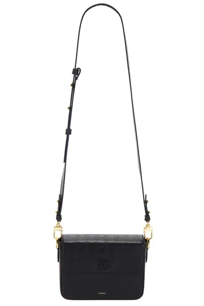 Amiri Ma Quad Leather Crossbody In Black