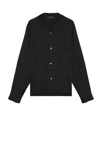 Amiri Ma Quad Long Sleeve Shirt In Black